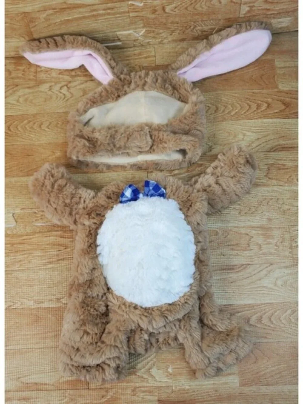 Moonlight Manor Bunny Teddy Bear Walking Front Suit Dog Costume Brown Size Small